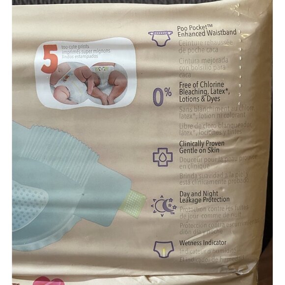 42~Cuties Complete Care Baby Diapers, Size 0 Newborn, 1~Packs of 42 - Picture 7 of 11